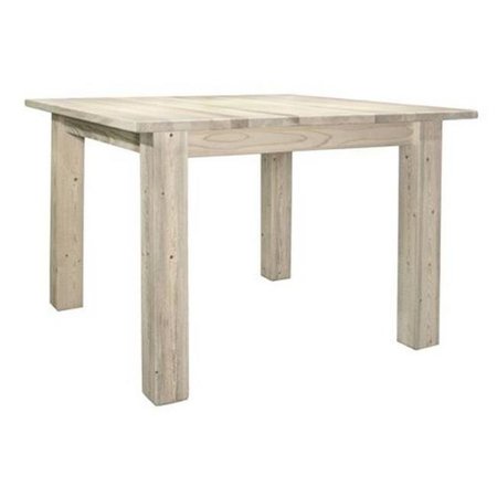 MONTANA WOODWORKS Montana Woodworks MWHCDT4PSSL36 Homestead Square 4 Post Dining Table; Stain & Lacquer MWHCDT4PSSL36